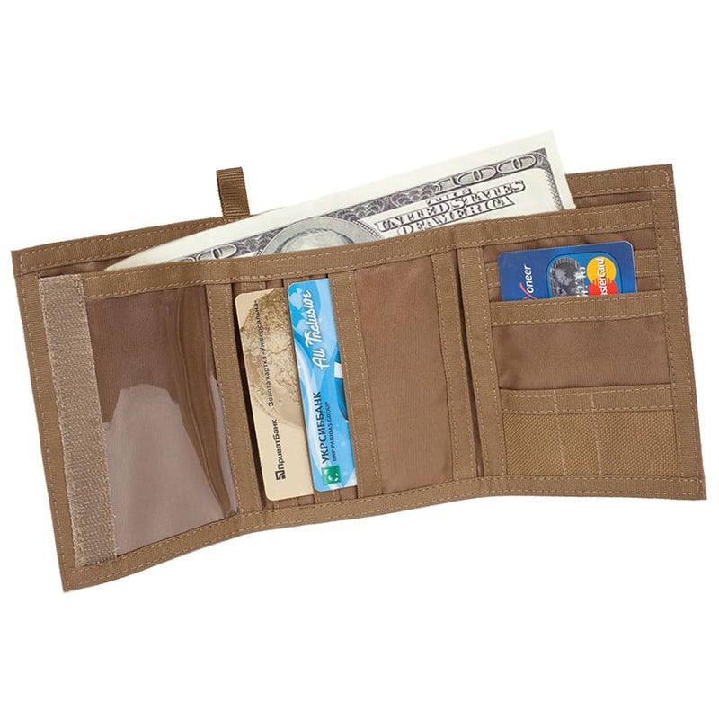 Chameleon Trifold Mens Nylon Wallet-Military Tactical Men Wallets- ID Card Holder - Canvas Thin Front Pocket Travel Wallet-Coin Zipper Pocket - Image 3